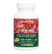 Nature's Plus Ultra Chewable Cranberry 90tabs